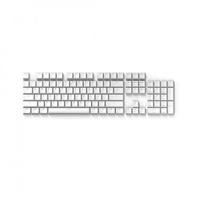 Pulsar KR Ansi Low Profile Keycaps - White